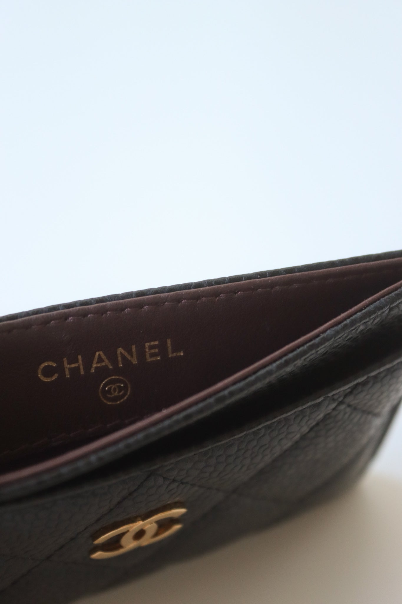 Chanel card holder