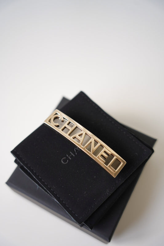 Chanel Silver Hairclip