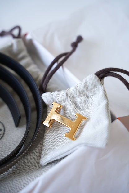 Hermès Reversible H belt