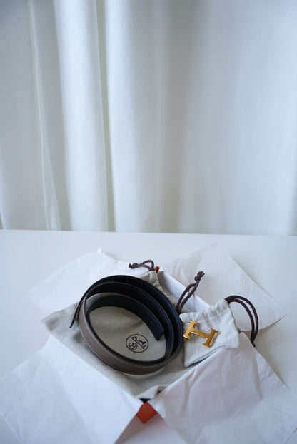 Hermès Reversible H belt