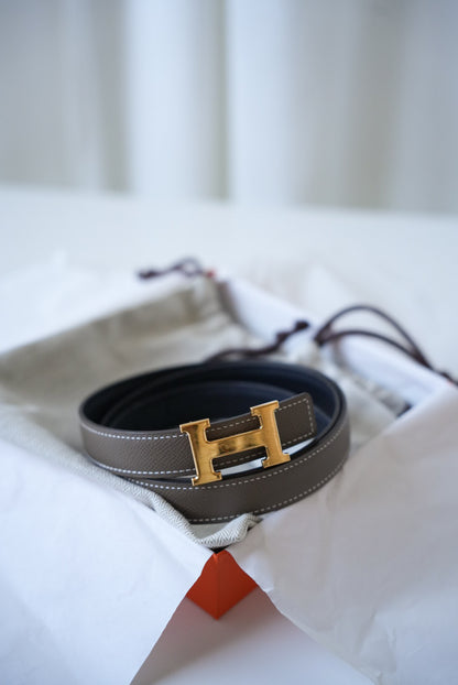Hermès Reversible H belt