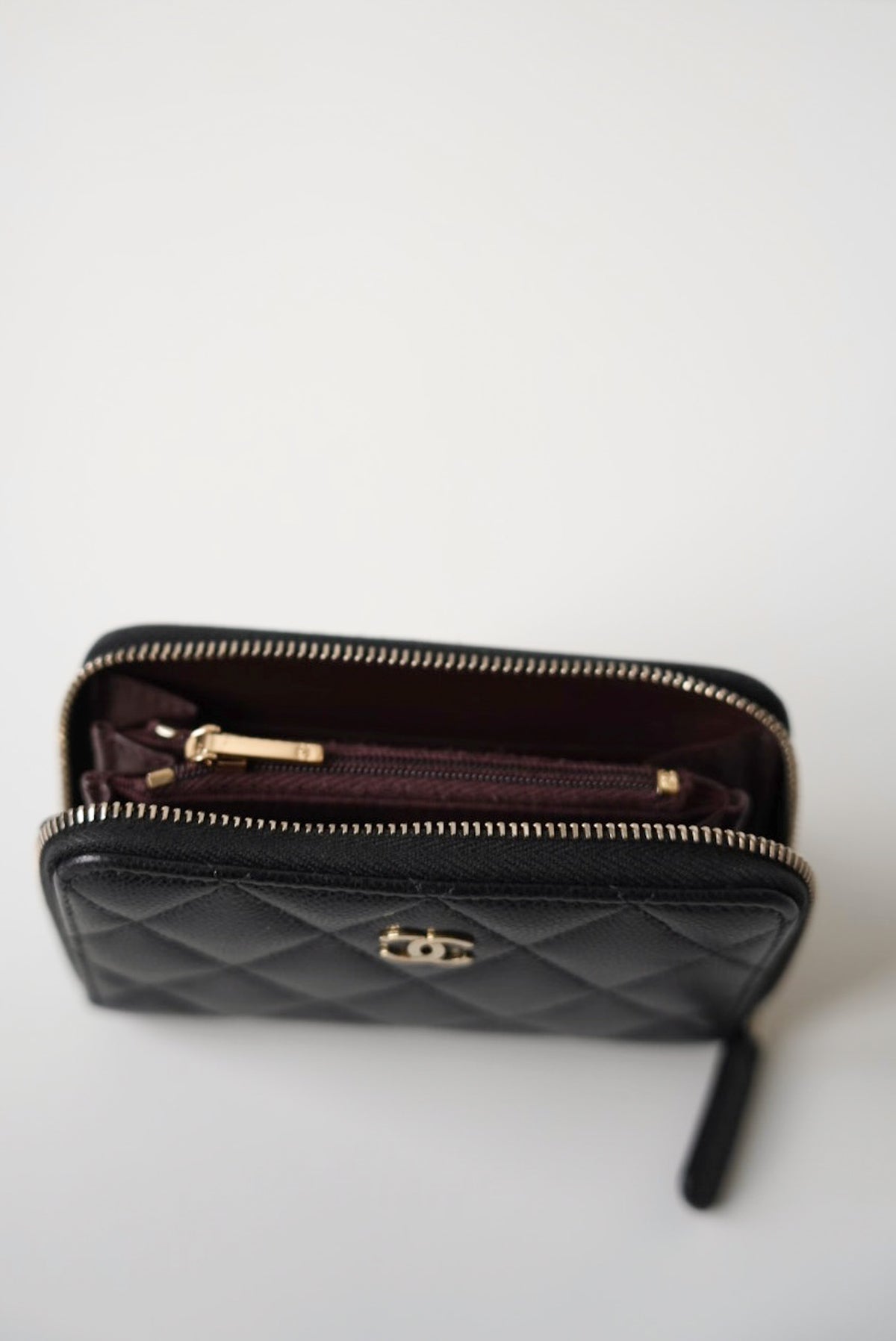 Chanel Wallet with zipper pocket