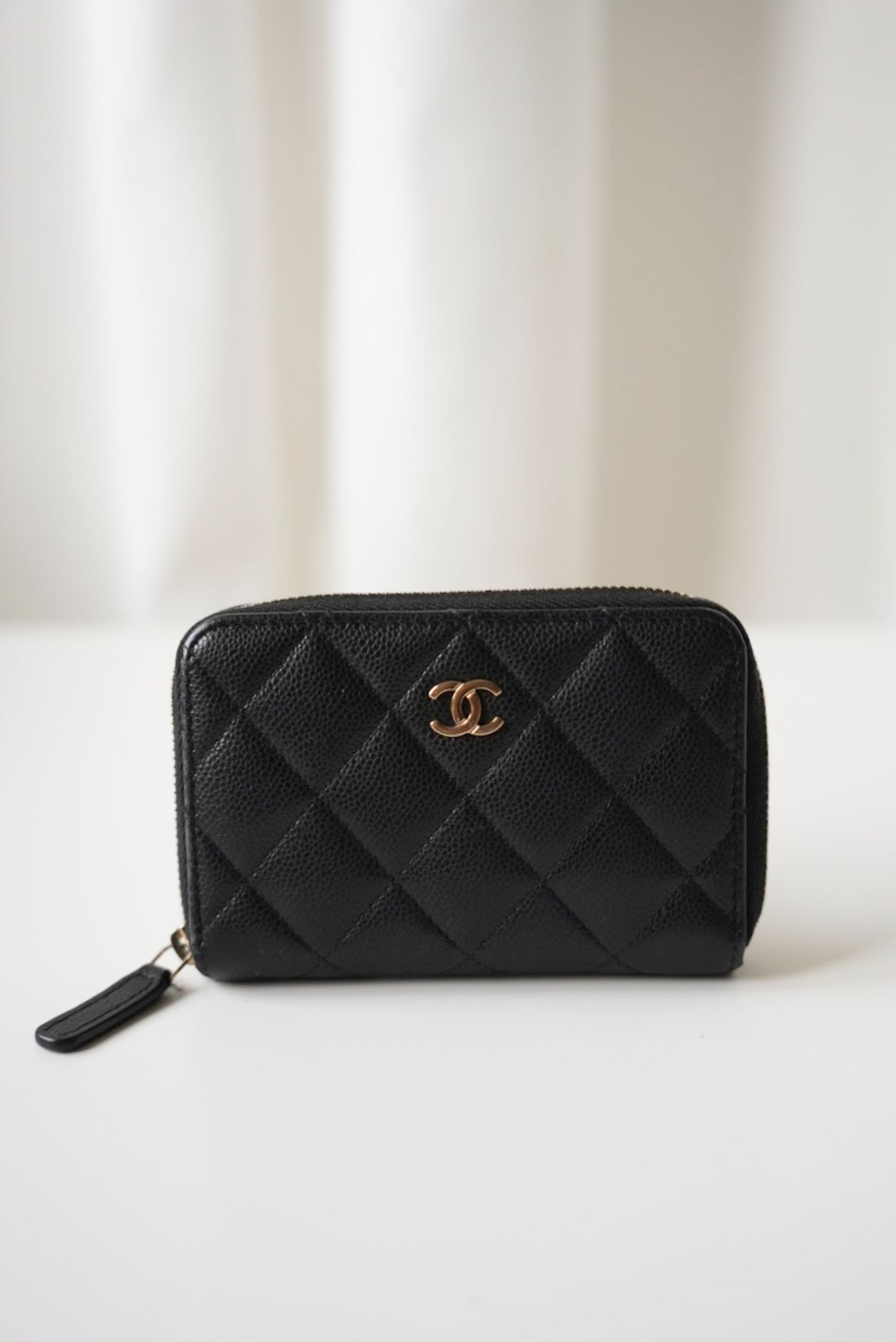 Chanel Wallet with zipper pocket
