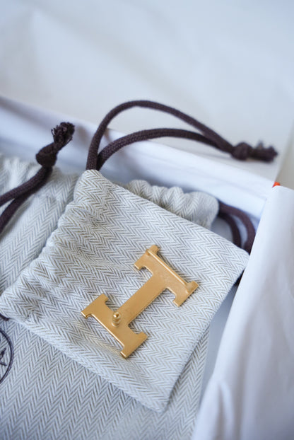 Hermès Reversible H belt