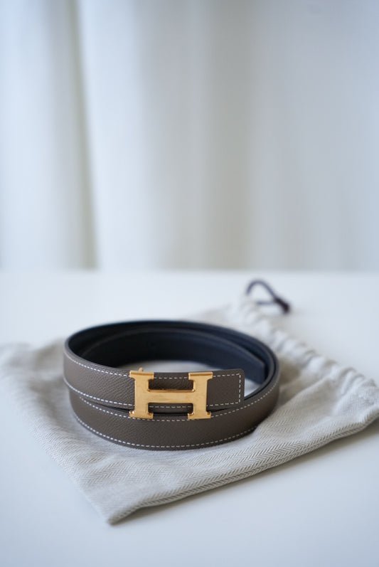Hermès Reversible H belt