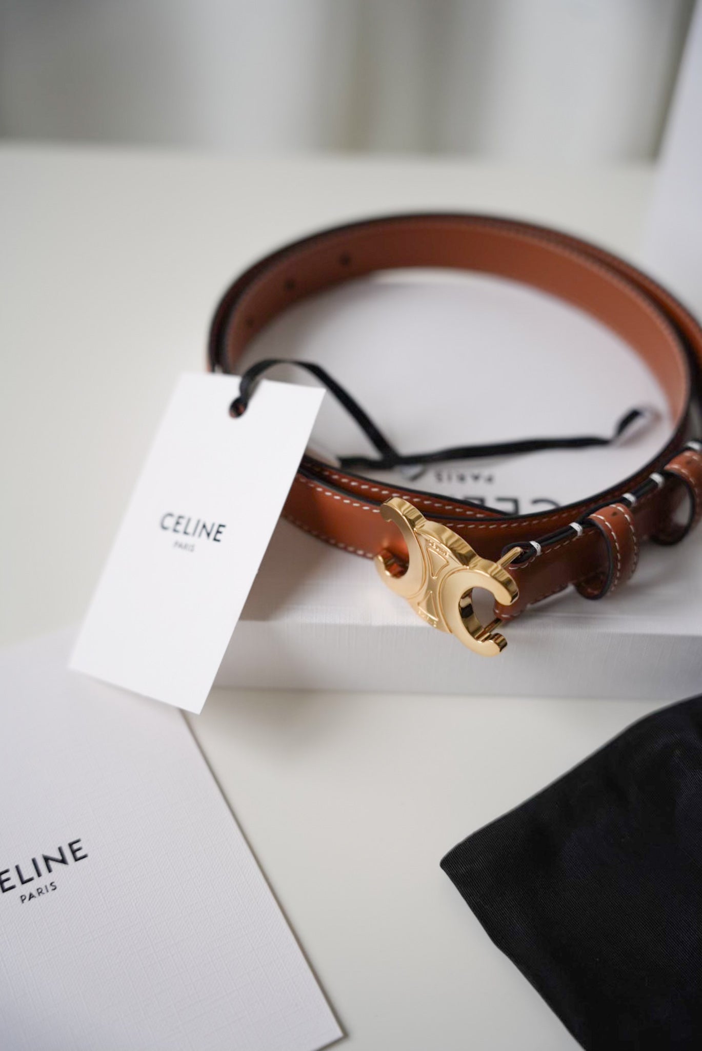 Celine Medium Triomphe belt