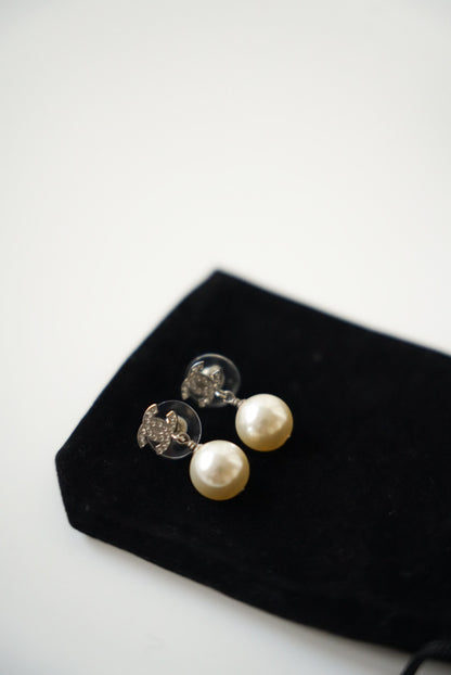 Chanel Pearl Earrings