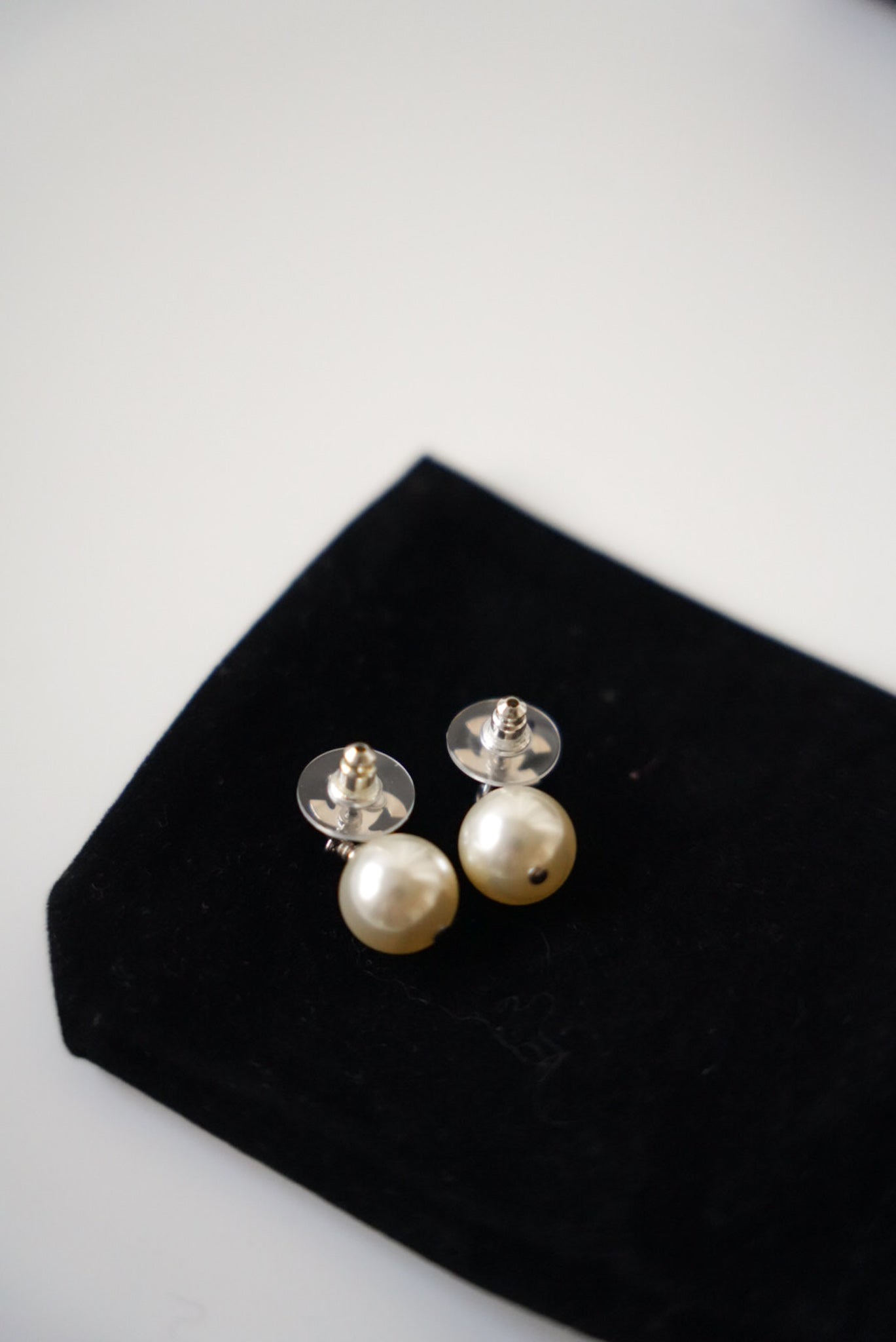 Chanel Pearl Earrings