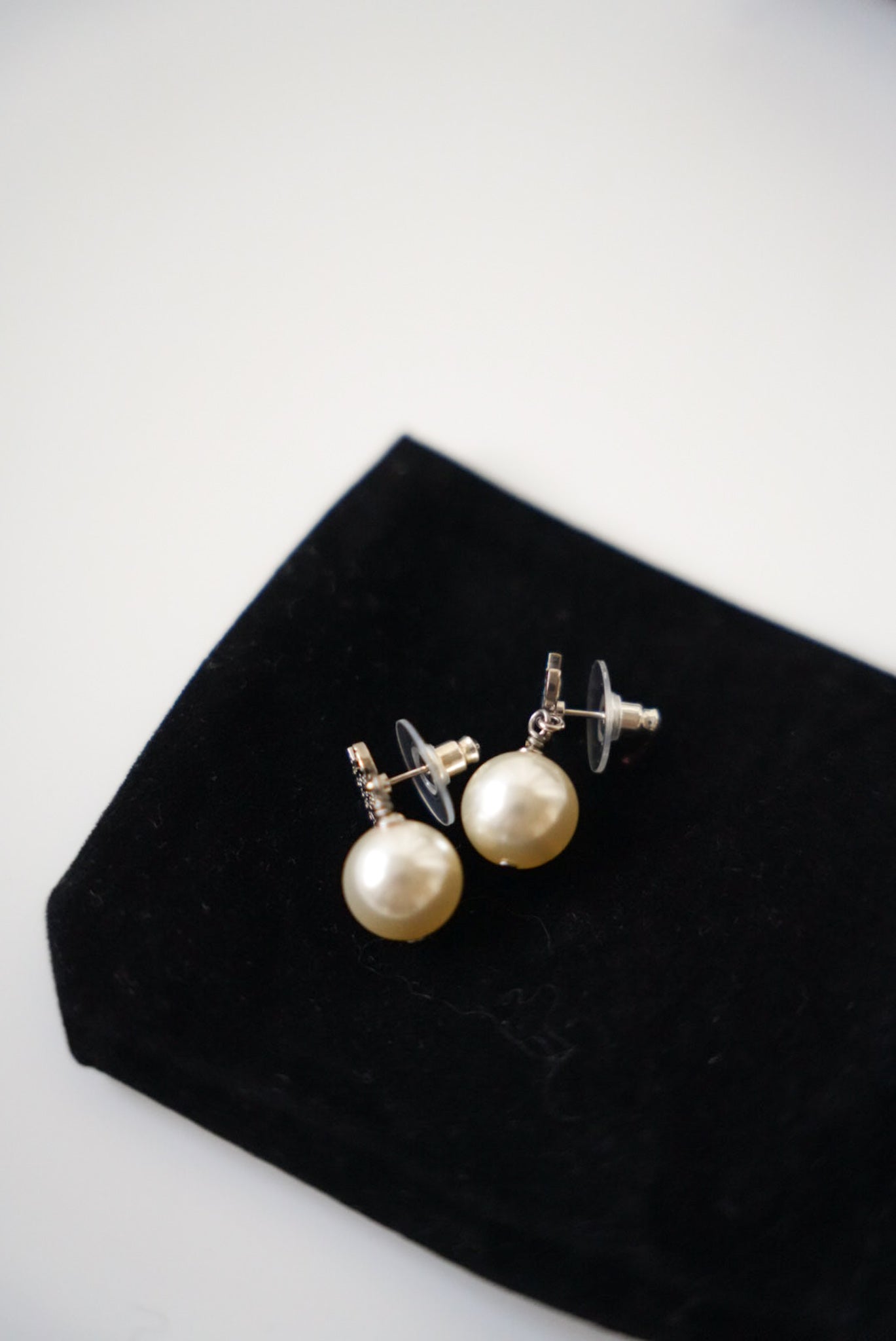 Chanel Pearl Earrings