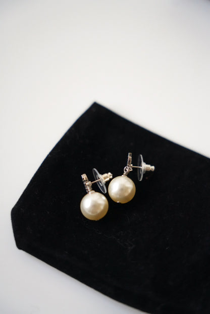 Chanel Pearl Earrings