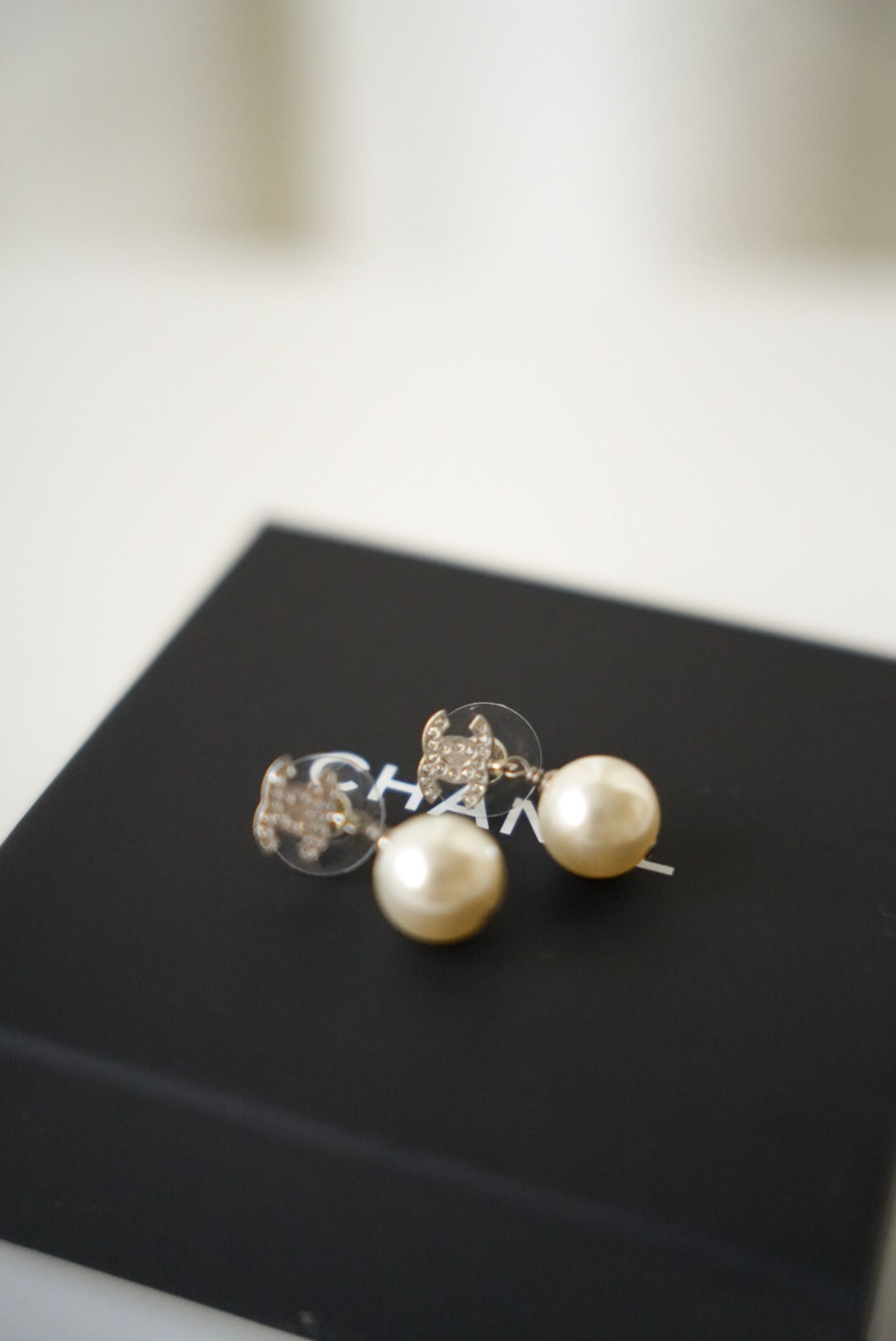 Chanel Pearl Earrings