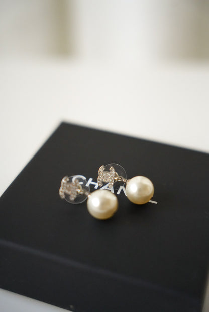 Chanel Pearl Earrings