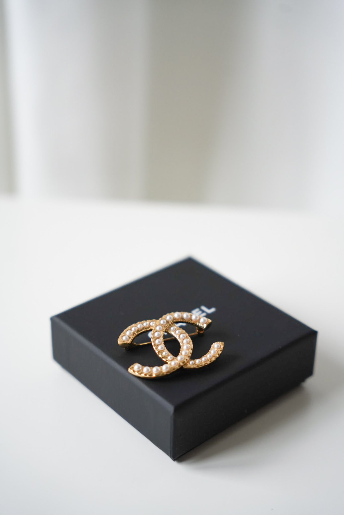 Chanel Brooch with Pearls