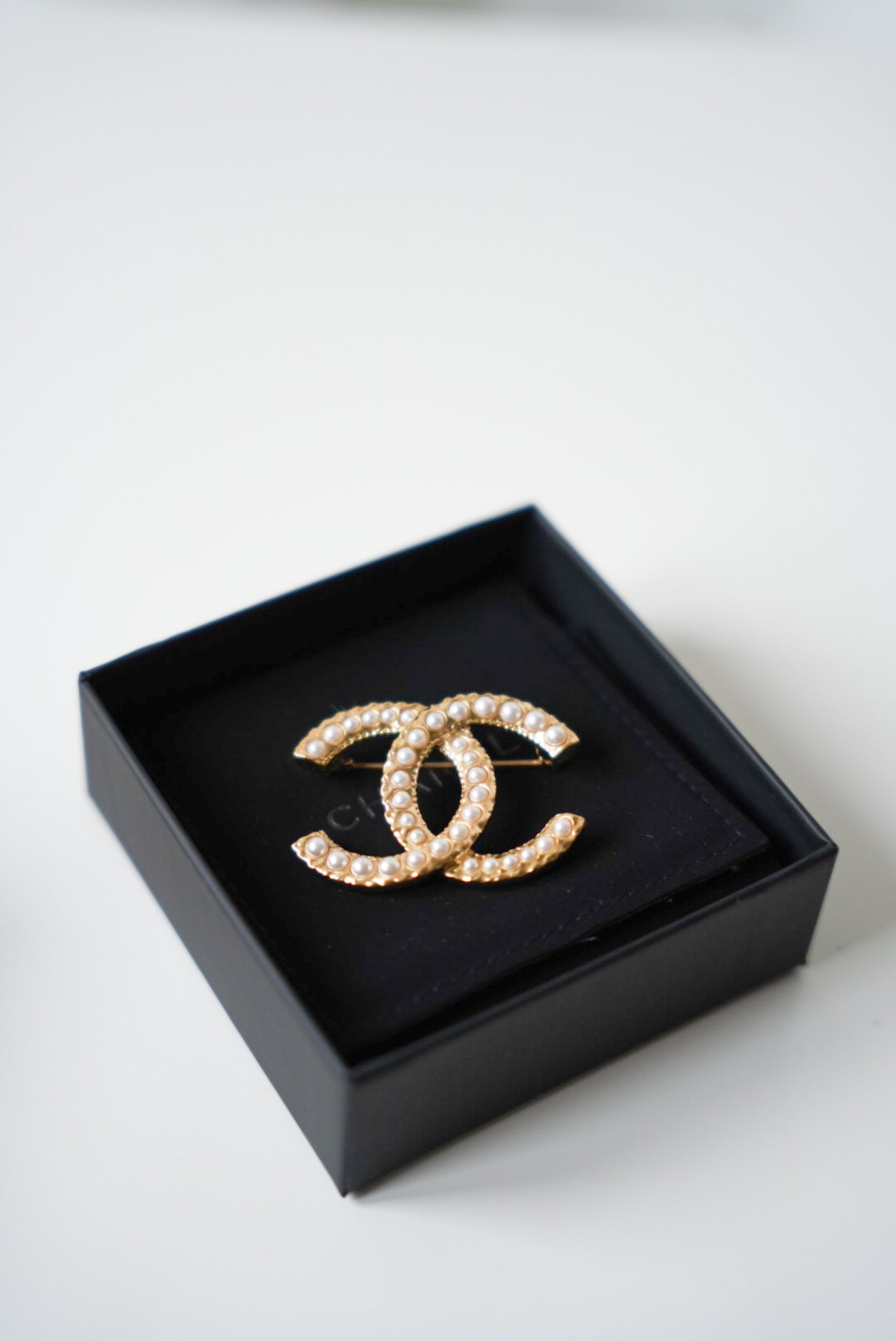 Chanel Brooch with Pearls