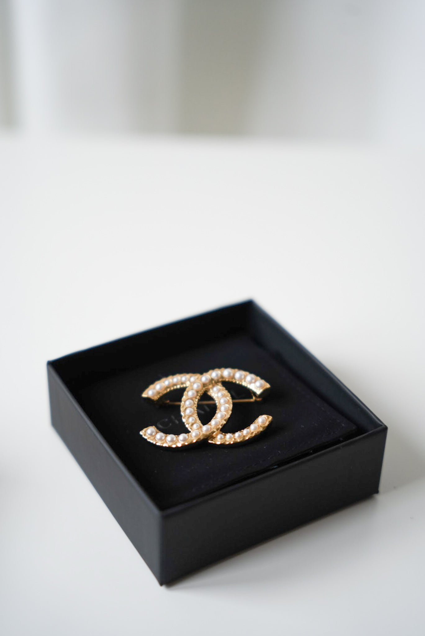 Chanel Brooch with Pearls